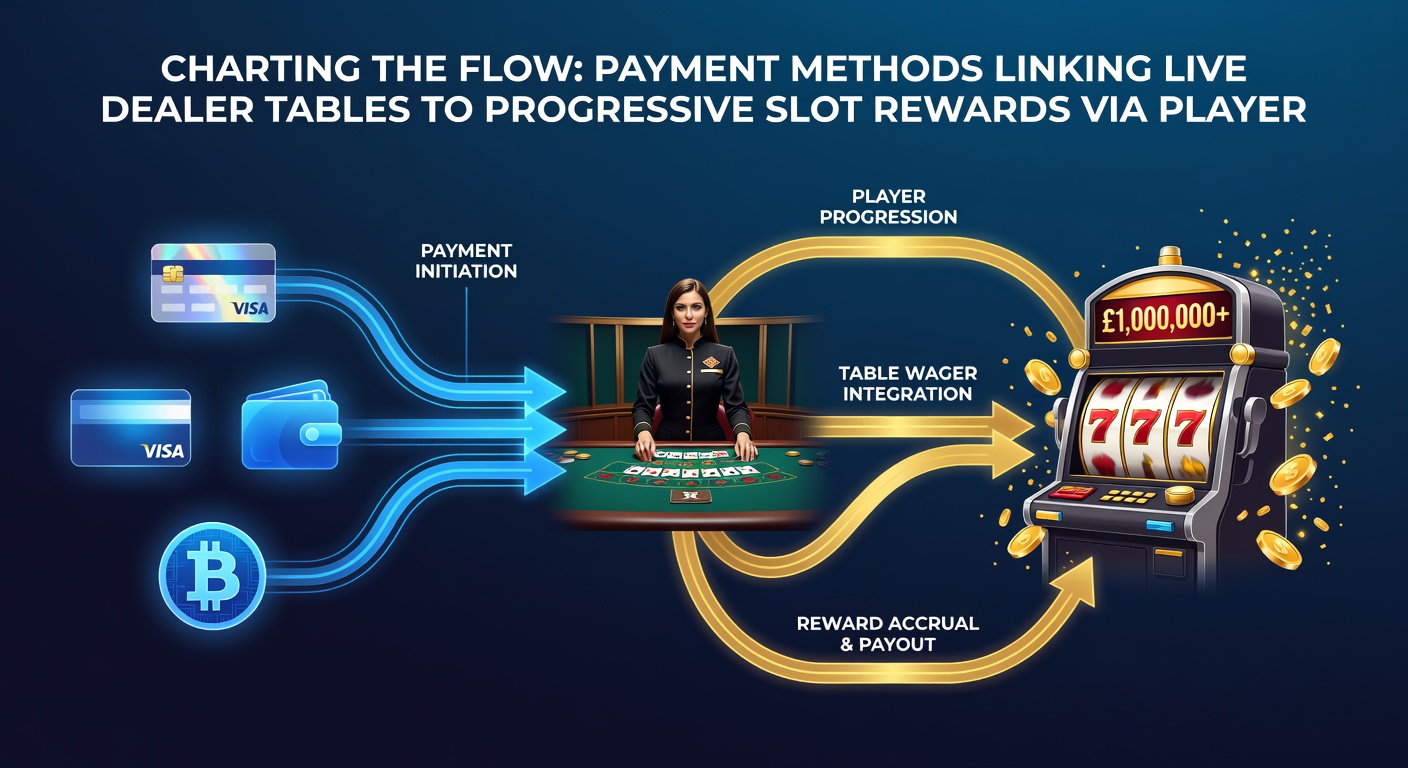 Illustration of loyalty points flowing between live dealer blackjack and progressive slot machines