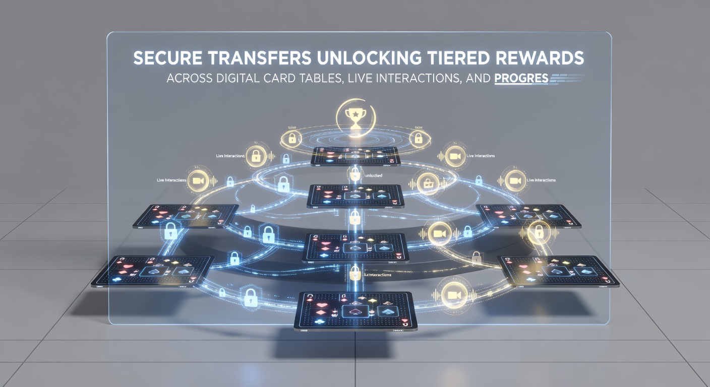 Live dealer tables and progressive slot interfaces displaying tiered reward indicators after secure deposits